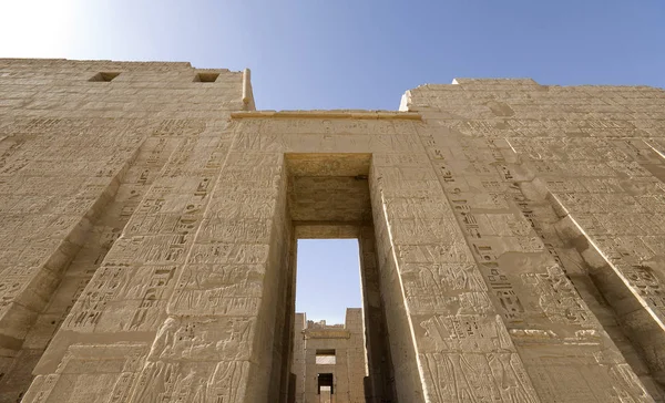 Temple Medinat Habu Luxor Egypt — Photo