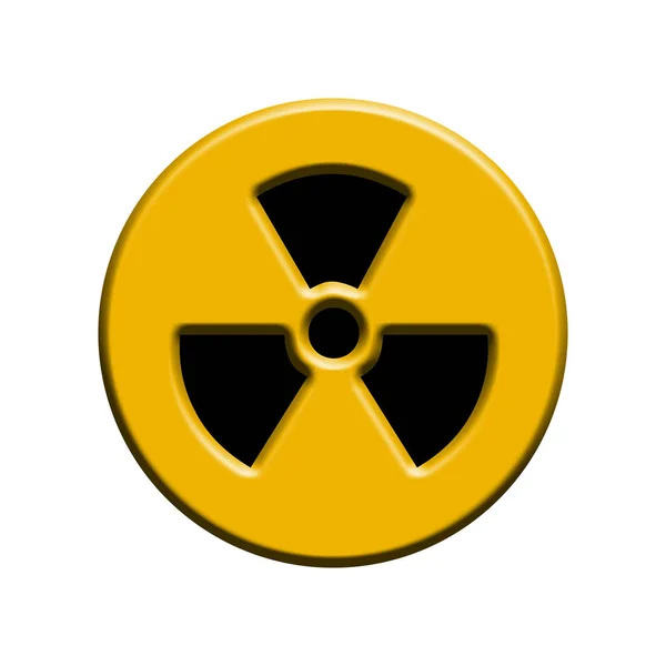 Ядерная Радиоактивность Радиоактивная Зона — стоковое фото