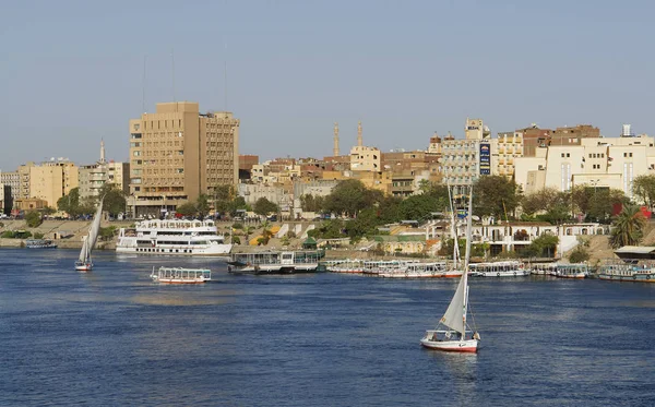 Nile Cerca Aswan Egypt — Foto de Stock