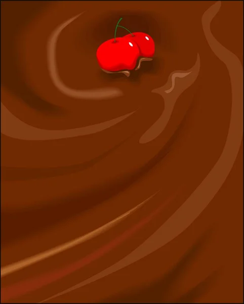 Vektorillustration Einer Schokolade — Stockfoto