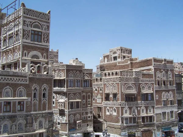 Régi Város Sanaa Jemen — Stock Fotó
