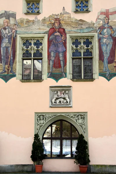 Rathausfassade Passau — Stockfoto