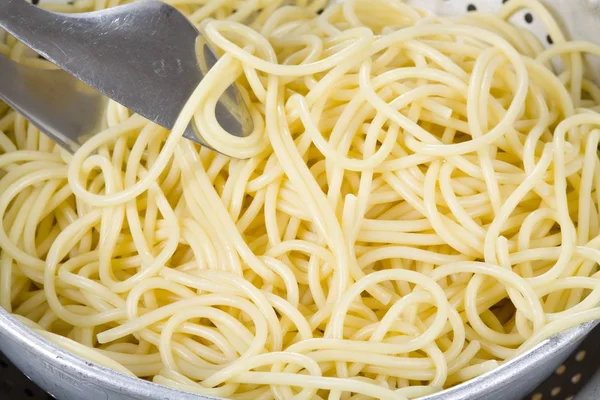 Spaghetti Traditionell Italiensk Mat — Stockfoto