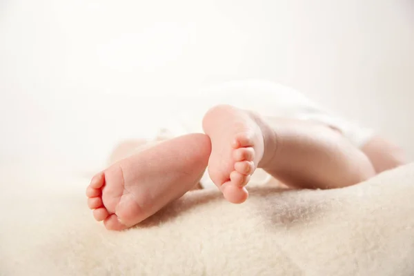 Primer Plano Retrato Lindo Bebé — Foto de Stock