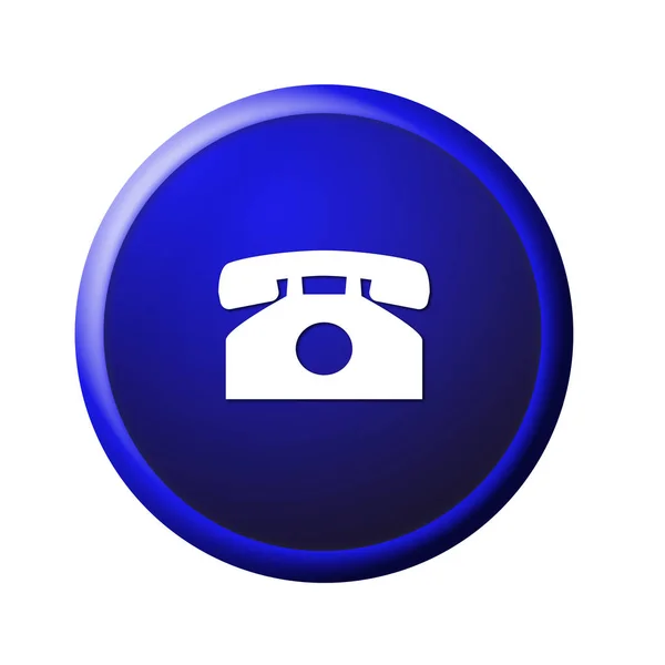 Telefon Taste Grafische Illustration — Stockfoto