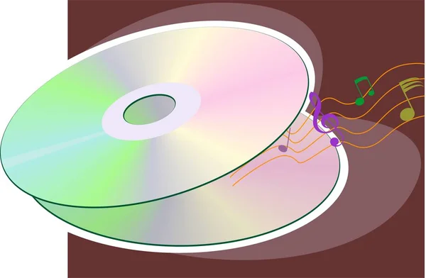 Compact Disk Computer — Stockfoto