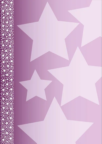 Gradiente Cor Violeta Com Bandeira Estrela — Fotografia de Stock
