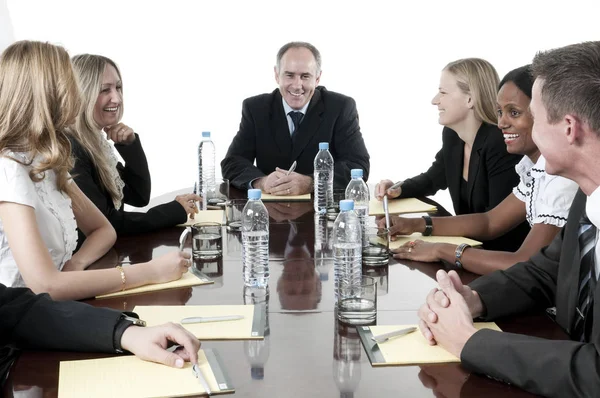 Portrait Business Team Business Dealings Concept — Stock Photo, Image