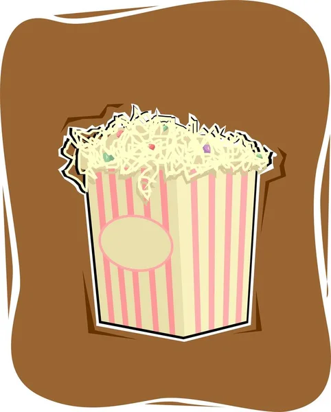 Popcorn Przekąski Filmowe — Zdjęcie stockowe