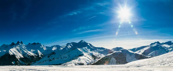 Vista Panoramica Bellissimo Paesaggio Alpino — Foto Stock