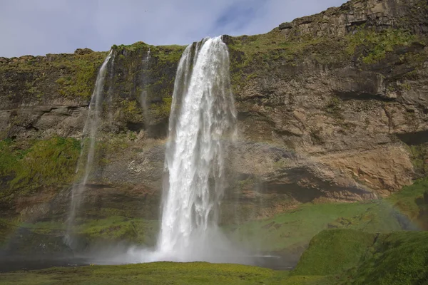 Vista Panoramica Maestoso Paesaggio Con Cascata — Foto Stock