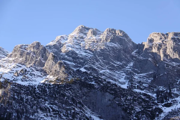 Vue Panoramique Sur Paysage Alpin Majestueux — Photo