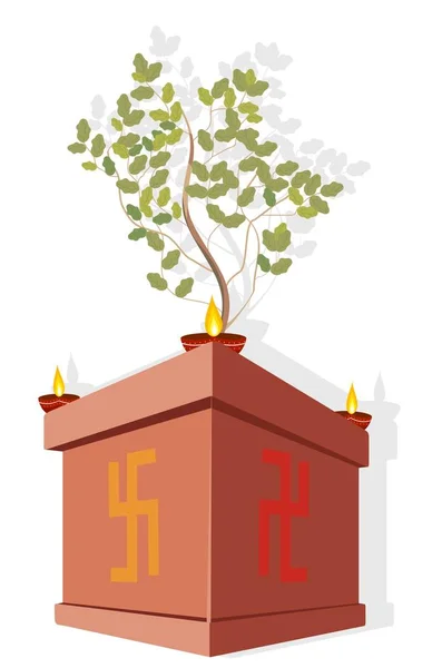 Illustration Eines Bonsai Baumes — Stockfoto