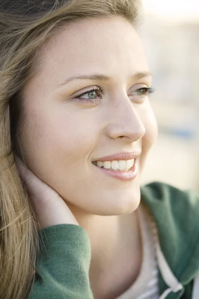 Retrato Mulher Jovem — Fotografia de Stock