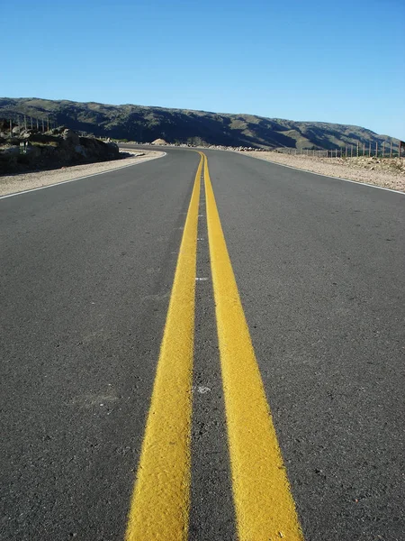 Estrada Para Montanhas — Fotografia de Stock