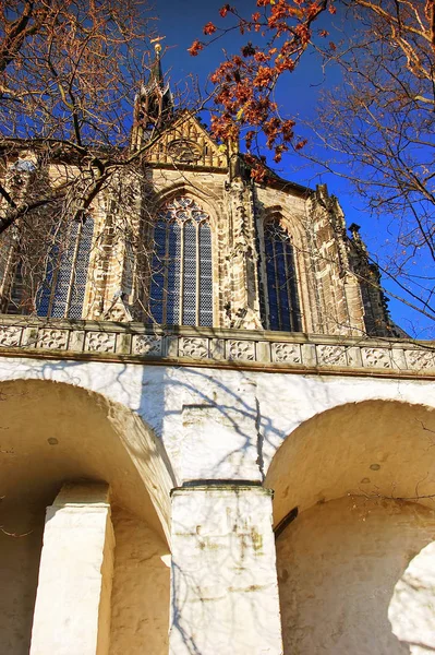 Zámecký Kostel Altenburgu Pojetí Cestování Architektury — Stock fotografie