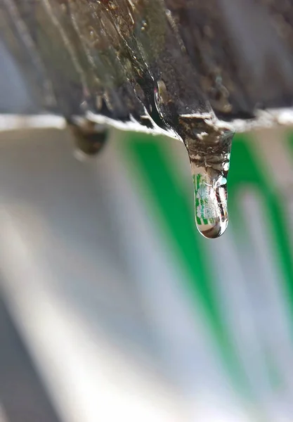 Primo Piano Ruscello Acqua — Foto Stock