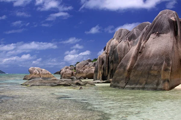 Seicelle Isola Mahe Dell Oceano Indiano Con Vista Sull Isola — Foto Stock