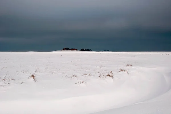 Bela Vista Paisagem Inverno — Fotografia de Stock