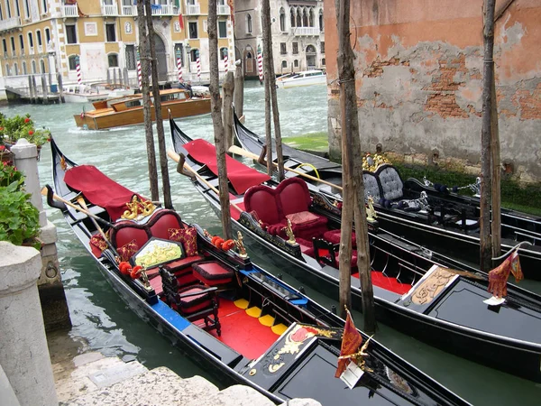 Gôndolas Veneza Itália Viagens — Fotografia de Stock