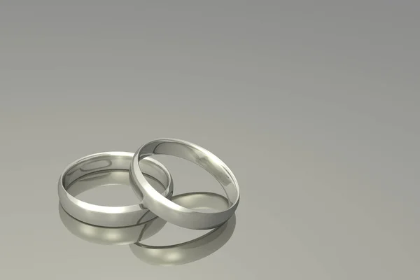 Anéis Casamento Jóias Casamento Anéis Engajamento — Fotografia de Stock