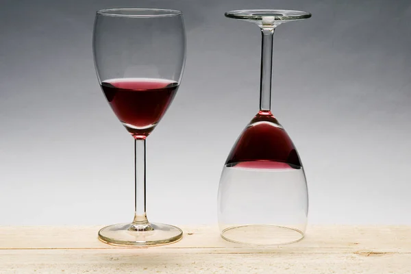 Big Wine Glasses Decanter — Stock Photo, Image