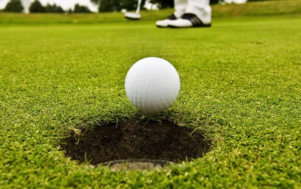 Golfball Feldsportspiel — Stockfoto