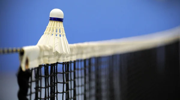 Badminton Ενεργό Παιχνίδι Τον Αθλητισμό — Φωτογραφία Αρχείου