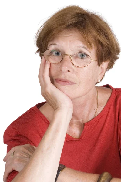 Senior Woman Portrait — Stock Photo, Image