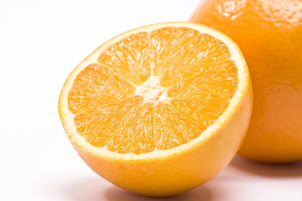 Oranje Fruit Geïsoleerd Witte Achtergrond — Stockfoto