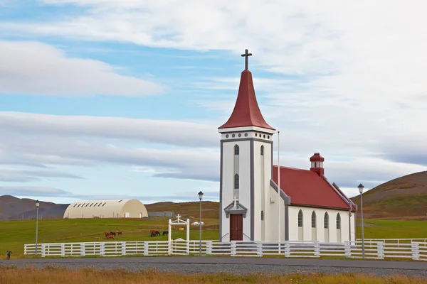 冰岛Kopasker的路德教会 — 图库照片