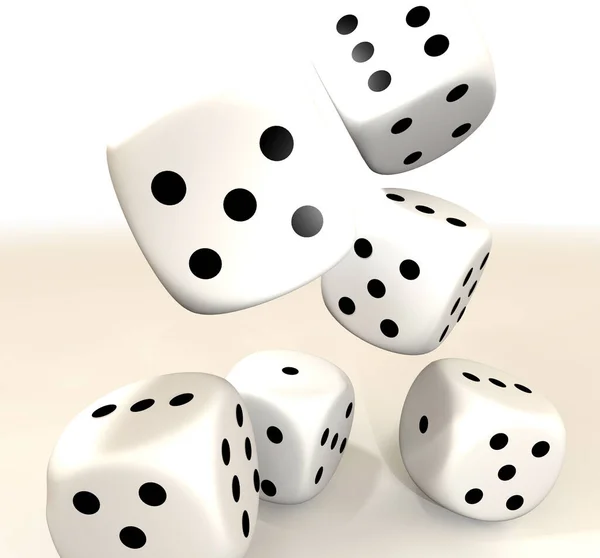 Gambling Dice Cubes Game Chance — Stock Photo, Image