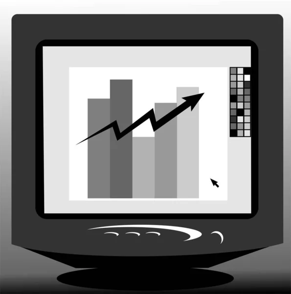 Kleurrijke Achtergrond Voor Financieel Zakelijk Thema — Stockfoto