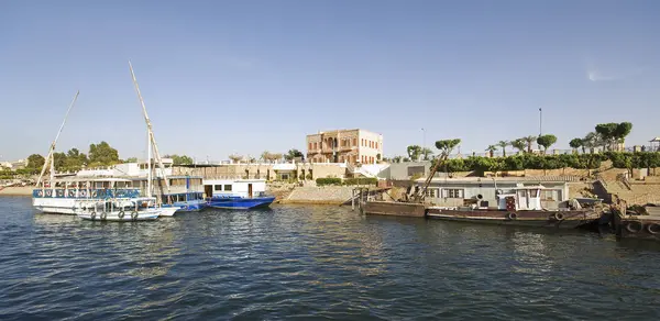 Nile Luxor Egypt — Foto de Stock