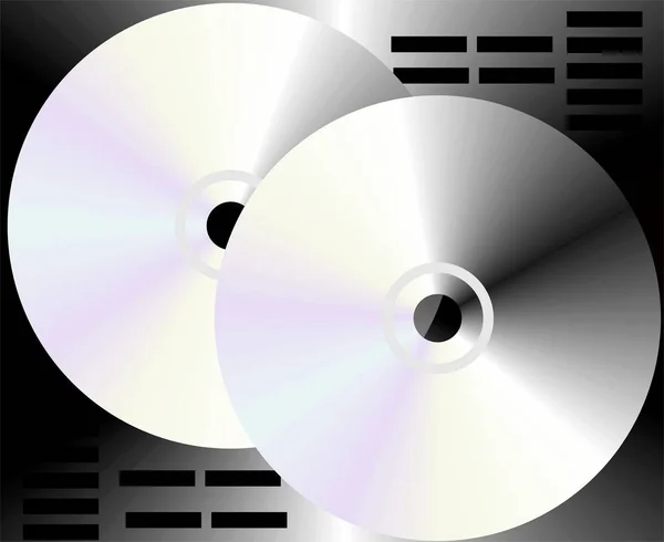 Compact Disk Computer — Stockfoto