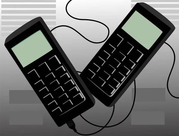 Векторна Ілюстрація Телефону Клавіатури — стокове фото