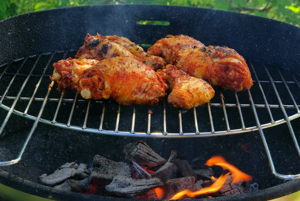 Huhn Grillen Huhn Grillen — Stockfoto