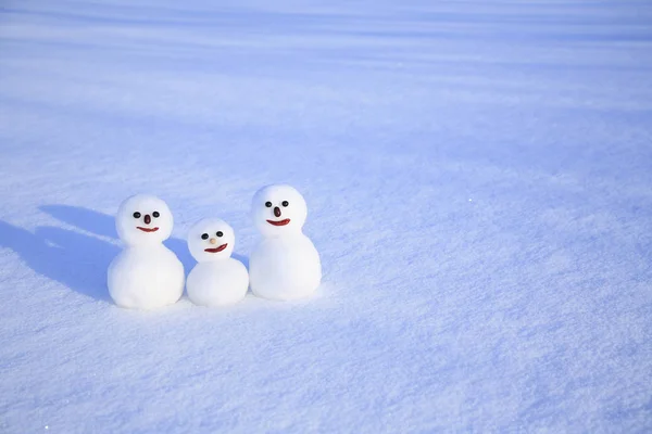 Muñeco Nieve Invierno — Foto de Stock