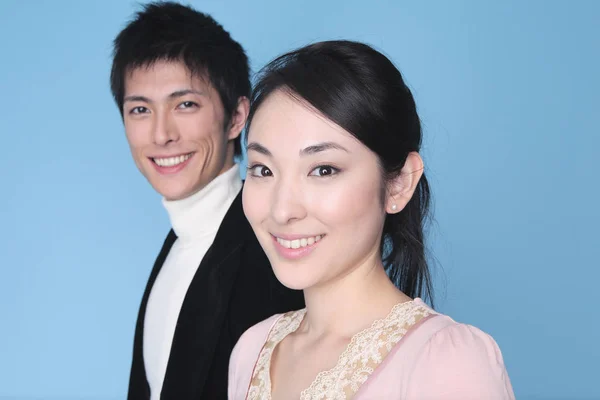 日本人夫婦の肖像 — ストック写真