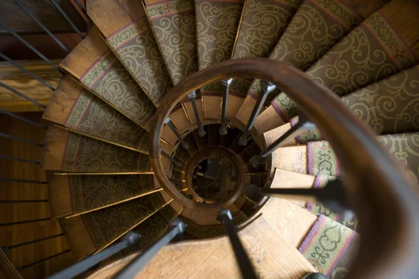 Spiral Staircase Construction Climbing Stairs — Stock Photo, Image