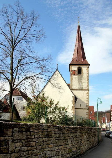 Vacker Utsikt Över Gamla Kyrkan — Stockfoto