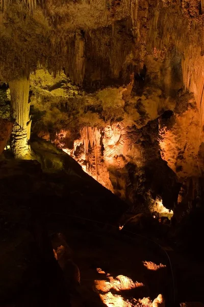 Estalactites Caverna — Fotografia de Stock