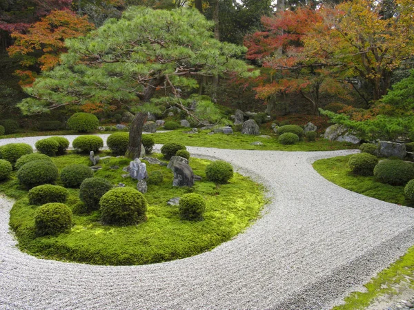 Manshu Tempel Tuin — Stockfoto