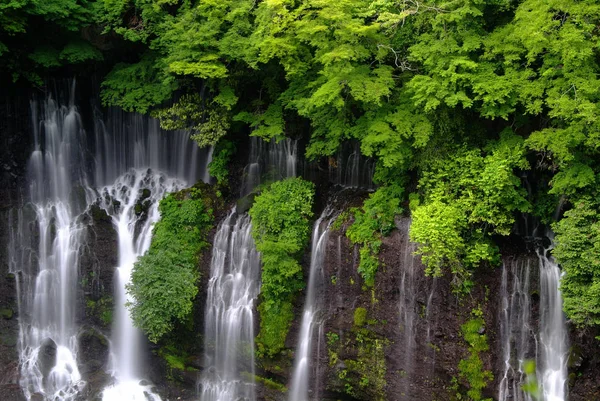 Vista Panorámica Del Majestuoso Paisaje Con Cascada — Foto de Stock