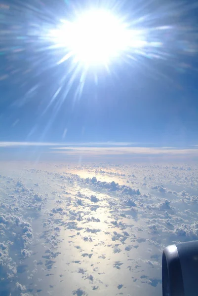 Gyönyörű Természeti Táj Felhőkkel — Stock Fotó