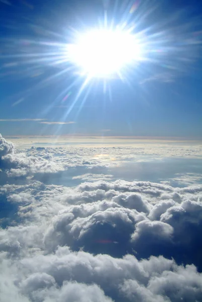 Σύννεφο Από Αεροπλάνο — Φωτογραφία Αρχείου