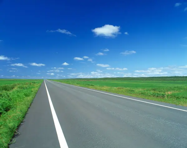 Road Leads Horizon — Stock Photo, Image