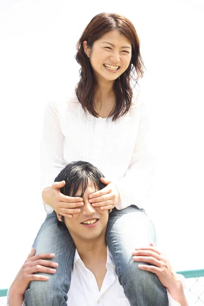 Close Young Couple — Stock Photo, Image