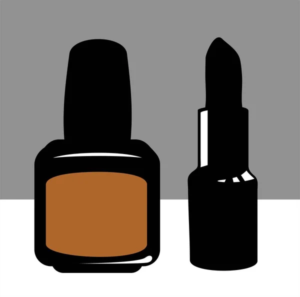 Vektor Illustration Ett Nagellack — Stockfoto