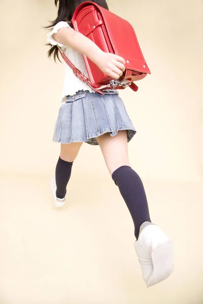 日本の女子学生の背景図 — ストック写真